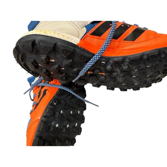 Adidas Response Trail Boost Mens BB1657 Orange Blue Sneakers Shoes Size 7.5 main image 4